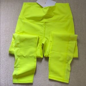 Workout pants-Neon Yellow